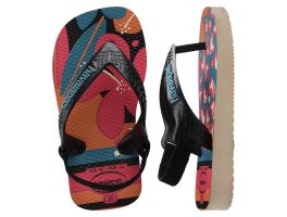 Havaianas Baby Mini Me (19-22) - Bege Palha Preto 9446