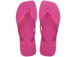 Havaianas Slim Square Logo Pop-up (41/42) - Rosa Gum 4622
