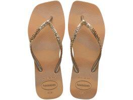 Havaianas Slim Square Glitter Party (33-40) - Dourado 0570 