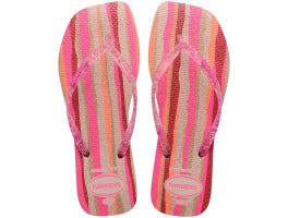 Havaianas Slim Square Folia (33/34) - Rosa Ballet 0076 