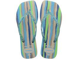 Havaianas Slim Square Folia (39/40) - Bege Palha 0121