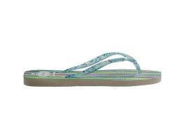 Havaianas Slim Square Folia (35/36) - Bege Palha 0121