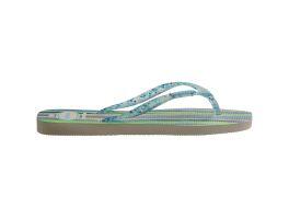 Havaianas Slim Square Folia (39/40) - Bege Palha 0121