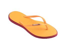 Havaianas Slim Point (33-38) - Amaranto Amarelo Caja 1788