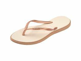 Havaianas Slim Point (33/34) - Rose Gold Bege Palha 6842