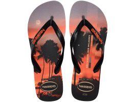 Havaianas Top Surfer I (39-44) - Cinza Aço Preto Laranja Sunset 7345