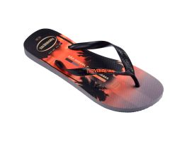 Havaianas Top Surfer I (37/38) - Cinza Aco Preto Laranja Sunset 7345