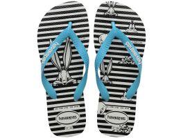 Havaianas Top Warner Logo (41/42) - Branco Azul 0093 