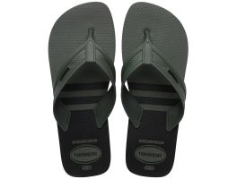Havaianas City Basic (41/42) Verde Olive Preto  2945 