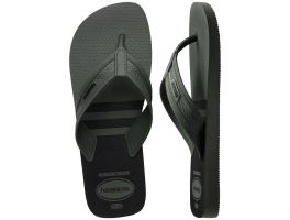 Havaianas City Basic (41/42) Verde Olive Preto  2945 