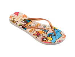 Havaianas Slim Warner Classics (35/36) - Bege Palha 0121