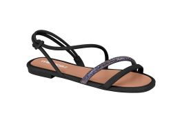 Sandália Moleca 5435.543 (34-39) 28055 - Preto Gold Blue 97566
