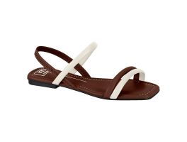 Sandália Moleca 5462.111 (34-39) - Branco Off Chocolate 101988 