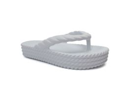 Chinelo Mikelly Nuvem 320 0001 (33-40) - Trancado Branco 