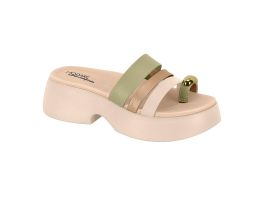 Tamanco Modare 7210.101 (34-39) - Verde Creme Dourado 102255 