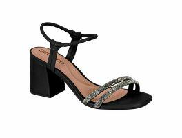 Sandália Beira Rio 8436.213 (34-39) - Preto Grafite Aurora Boreal 93042