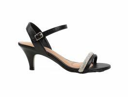 Sandália Beira Rio 8308.1445 (34-39) - Preto Branco Off Cristal 106262