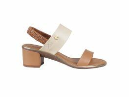 Sandália Beira Rio 8379.221 (34-39) - Creme Camel 96443 