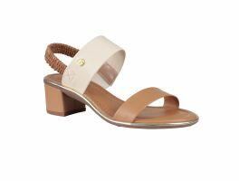 Sandália Beira Rio 8379.221 (34-39) - Creme Camel 96443 