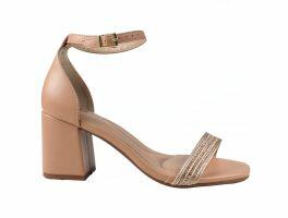 Sandália Beira Rio 8436.245 (34-39) - Nude Ouro Rosado Tan 106846 