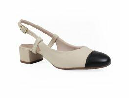 Sapato Beira Rio 4301.111 (34-39) - Creme Preto 85222