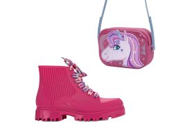 Bota Barbie Powerful 23223 (25-35) - Rosa Escuro Bm526 