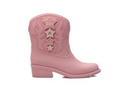 Bota Barbie Western 23227 (26-34) - Rosa Claro Bege Bm410 