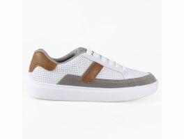 Tênis Br Sport 2274.117 (38-43) - Branco Cinza Caramelo 91241 