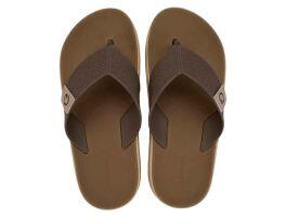 Chinelo Cartago Milão Plus 12598 (37-44) - Bege Marrom Bu862