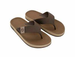 Chinelo Cartago Milão Plus 12598 (37-44) - Bege Marrom Bu862