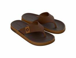 Chinelo Cartago Milão Plus 12598 (37-44) - Castor Marrom Bu863