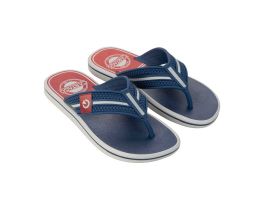 Chinelo Cartago Palermo 12397 (37-44) 02150 - Cinza Azul Vermelho Be706 