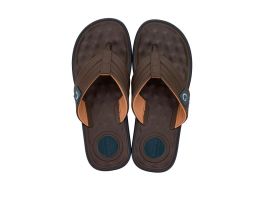 Chinelo Cartago Alabama 11859 (37-44) -  Marrom Bege Cinza Bi912 