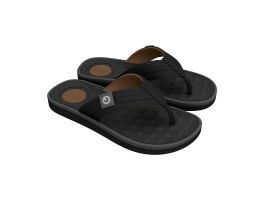 Chinelo Cartago Alabama 11859 (37-44) - Preto Castor Grafite Bi910