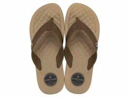 Chinelo Cartago Arizona Light 12517 (37-44) - Bege Marrom Cinza Bo210