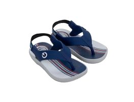 Chinelo Cartago Atlanta Baby 12256 (19-25) - Cinza Azul Vermelho BL097