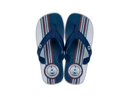 Chinelo Cartago Atlanta Dedo 11841 (28-36) - Cinza/Azul/Vermelho BL054