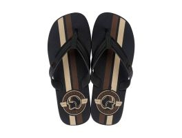 Chinelo Cartago Atlanta II Dedo Ad 12432 (37-44) - Bege Marrom Laran BL044