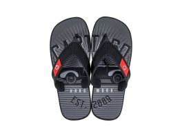 Chinelo Cartago Dakar Dedo Inf 10808 (28-36) - Preto Vermelho BL353