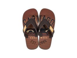 Chinelo Cartago Dakar Dedo Inf 10808 (28-36) - Marrom Amarelo BL354