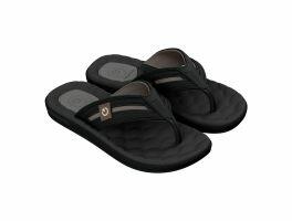 Chinelo Cartago Egeu Iv 12530 (37-44 )- Preto Cinza Bq859
