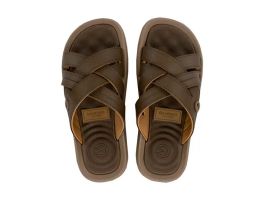 Chinelo Cartago Essencial II Slide 12526 (37-44) - Bege Marrom Bq064