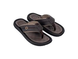 Chinelo Cartago Fiji Vi 12525 (37-44) - Marrom Escuro Bege Bq134