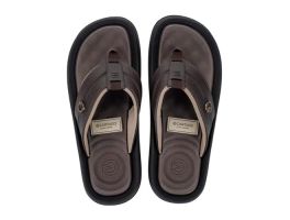 Chinelo Cartago Fiji Vi 12525 (37-44) - Marrom Escuro Bege Bq134