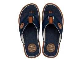 Chinelo Cartago Lyon Iv12531 (37/44) - BegeAzul/Castor Br737