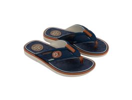 Chinelo Cartago Lyon Iv12531 (37/44) - BegeAzul/Castor Br737