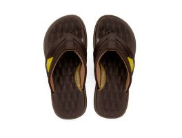 Chinelo Cartago Malta VI 12497 (28-36) - Marrom Amarelo Bl936 
