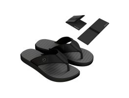 Chinelo Cartago Medelin 12534 (37-44) - Preto Cinza Bq332