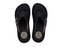 Chinelo Cartago Santorini VIII 12536 (37-44)  - Bege Preto BP800