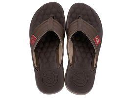 Chinelo Cartago Sintra 12482 (37-44) - Bege Marrom Vermelho Bn474